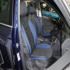 Volvo Tüm Modellerine Uygun Space Elegance 5'li Oto Koltuk Minderi Siyah / Mavi