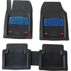 Havuzlu 3D Safir Paspas Kaymaz Taban Oem Kalite Mavi Renk Renault Clio