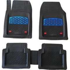 Havuzlu 3D Safir Paspas Kaymaz Taban Oem Kalite Mavi Renk Renault Symbol