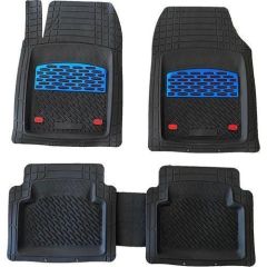 Havuzlu 3D Safir Paspas Kaymaz Taban Oem Kalite Mavi Renk Renault Clio 5