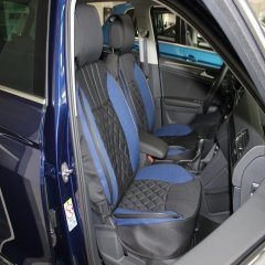 Honda Tüm Modellerine Uygun Space Elegance 5'li Oto Koltuk Minderi Siyah / Mavi