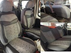 Terletmez Keten Kumaş Oto Koltuk Kılıfı Airbag Uyumlu Renault 12 Toros