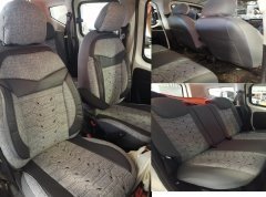 Terletmez Keten Kumaş Oto Koltuk Kılıfı Airbag Uyumlu Kia Ceed