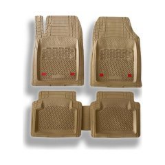 Havuzlu 3D Safir Paspas Kaymaz Taban Ayak Dayama Dilli Bej Renk Renault 19 Europa