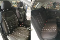 Terletmez Keten Kumaş Oto Koltuk Kılıfı Airbag Uyumlu Nissan Juke