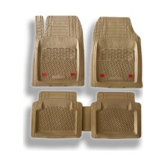 Havuzlu 3D Safir Paspas Kaymaz Taban Ayak Dayama Dilli Bej Renk Seat Leon