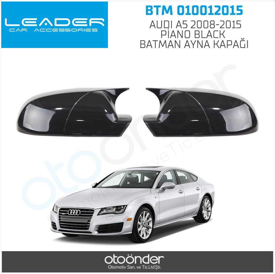 AUDI A5 PİANO BLACK BATMAN AYNA KAPAĞI 2008-2015(ENJEKSİYON BASKI)