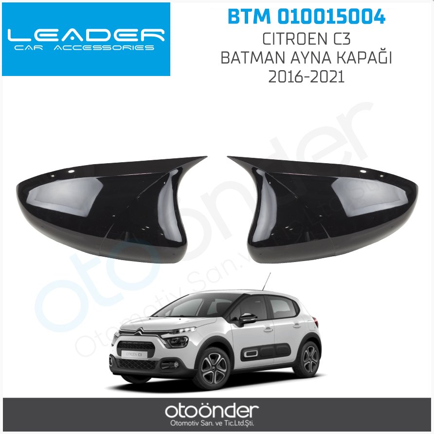 CITROEN C3 BATMAN AYNA KAPAĞI 2016-2021(ENJEKSİYON BASKI)