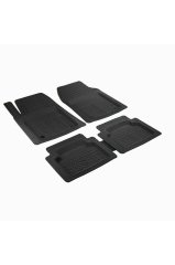 Promats Profesyonel Siyah Havuzlu 3D Paspas Renault Scenic