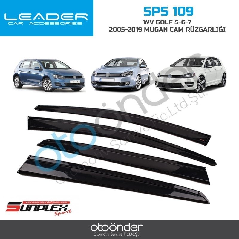 Volkswagen GOLF 5-6-7 2005-2019 MUGEN CAM RÜZGARLIĞI