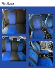 Suzuki Swift Araca Özel Dikim Oto Koltuk Kılıfı NanoTech Kir, Leke Tutmaz Tay Tüyü Kumaş