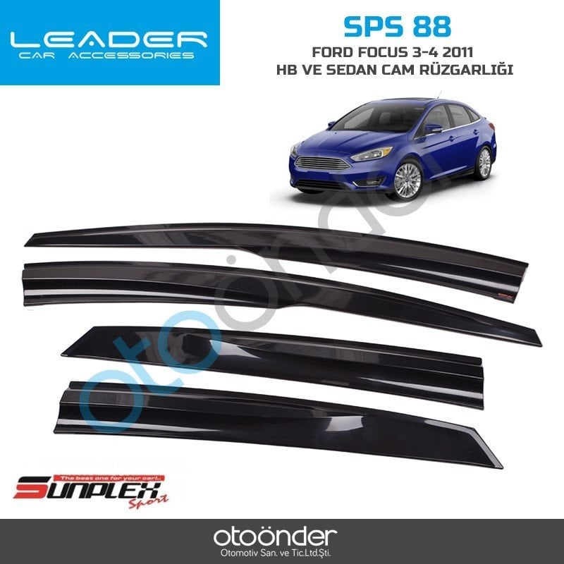 FORD FOCUS 3-4 2011-2017 HB VE SD CAM RÜZGARLIĞI 4 parça