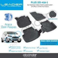 3D PASPAS FORD FIESTA 2009-2019 UYUMLU SİYAH