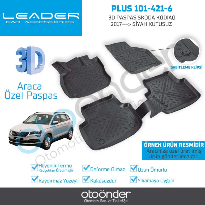 3D PASPAS SKODA KODIAQ 2017--- SİYAH