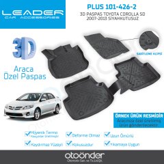3D PASPAS TOYOTA COROLLA SD 2007-2013 SİYAH
