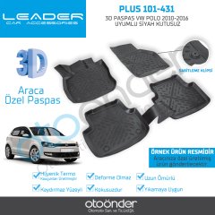 3D PASPAS VOLKSWAGEN POLO 2010-2016 UYUMLU SİYAH