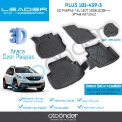 3D PASPAS PEUGEOT 2008 2020--- SİYAH