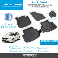 3D PASPAS SKODA FABIA UYUMLU SİYAH 2007-2014