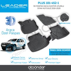 3D PASPAS DACIA DUSTER UYUMLU SİYAH 2018-2020
