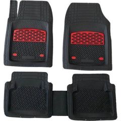 Havuzlu 3D Safir Paspas Kaymaz Taban Ayak Dayama Dilli Kırmızı Renk Suzuki Swift
