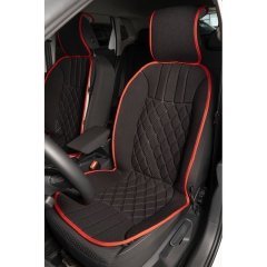 Hyundai Tüm Modellerine Uyumlu Space Elegance Minder 2'li Set Siyah / Kırmızı Renk
