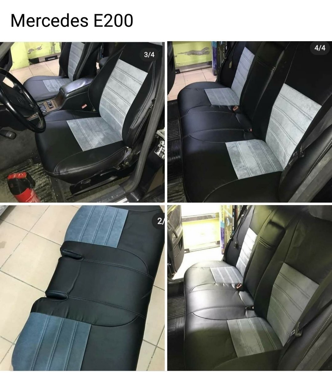 NanoTech Kir Leke Tutmaz Tay Tüyü Kumaş Mercedes C Serisi W203 2000-2007 Araca Özel Koltuk Kılıfı