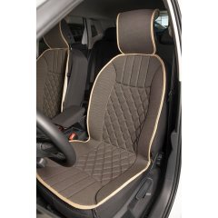 Skoda Tüm Modellerine Uyumlu Space Elegance Minder 2'li Set Koyu Bej Renk